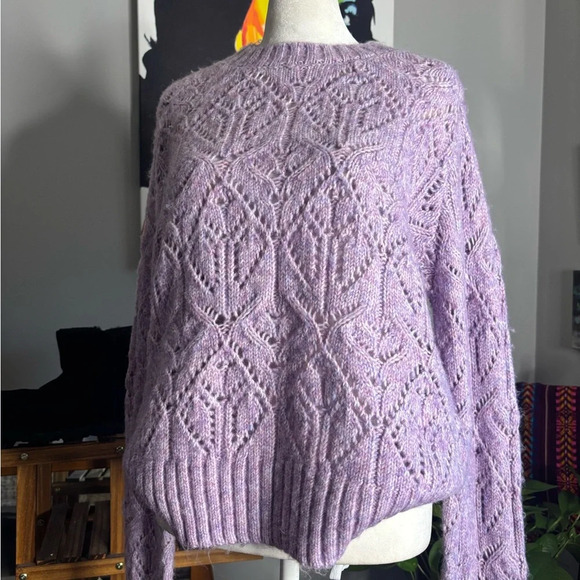 Casa Cabana Lavender Knit Sweater - Picture 8 of 10